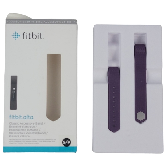 Fitbit Alta Classic Accessory Band Size S/P Color Purple - Picture 1 of 4
